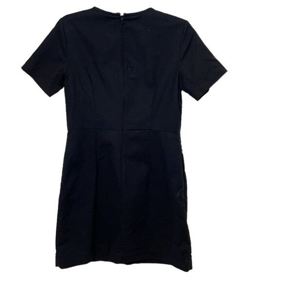 Michael Michael Kors Black Cotton Short Sleeve Dress Womens 6 - Picture 5 of 12
